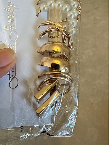 Accessorize Gold küpe seti