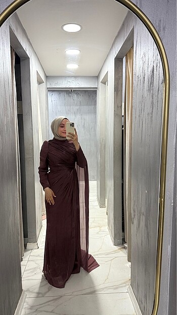 4moms 38 beden kahverengi elbise