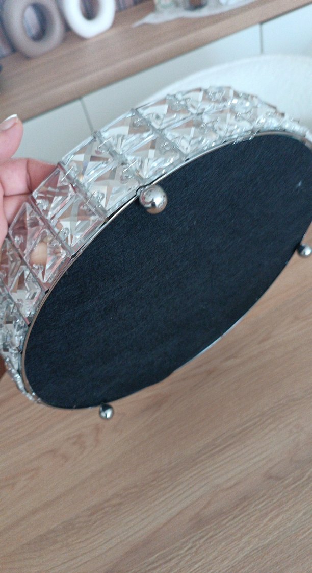 Parlak Bej Kareli Modern Tepsi - Görsel 4