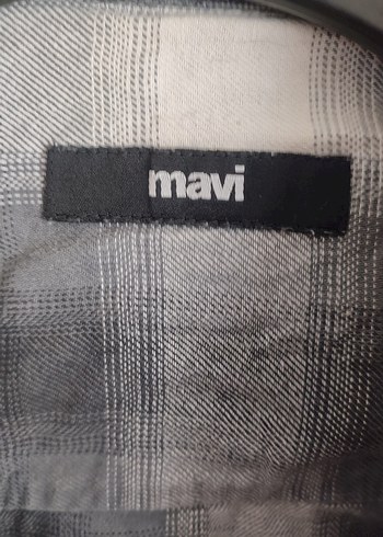 Mavi Gri Bağlama Desenli Keten Erkek Gömlek