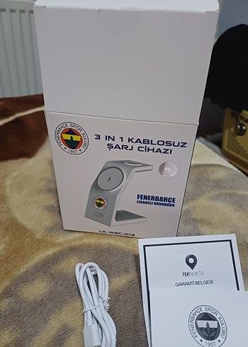 Fenerbahçe lisanslı 3'ü 1 arada kablosuz şarj cihazı - Görsel 4