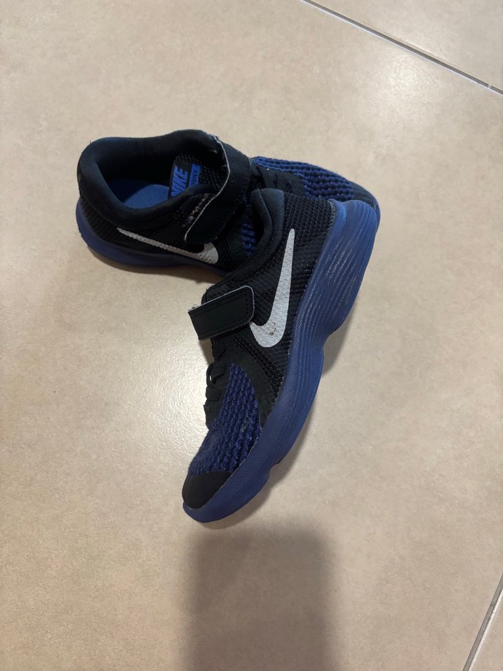 Erkek Çocuk Lacivert Cırt Cırtlı Spor Ayakkabı - Görsel 4