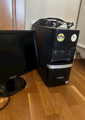 Siyah Casper Masaüstü Bilgisayar - Görsel 5