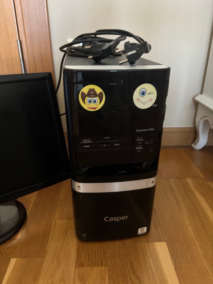 Siyah Casper Masaüstü Bilgisayar - Görsel 3