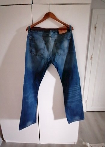 36 Beden mavi Renk LEVİS 506 Koyu Mavi Erkek Denim Pantolon