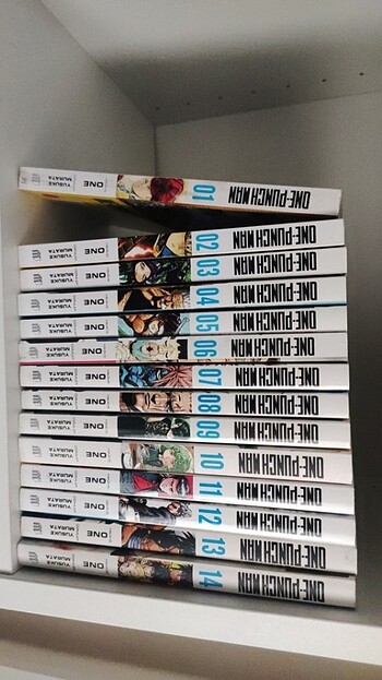 One Punch Man 1-14 manga anime çizgi roman 