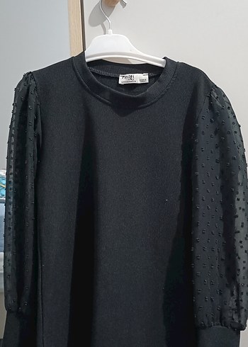 Siyah şortlu mini Etek bluz - Görsel 5