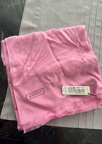 Pembe Kadın Drapeli Sargı Şal