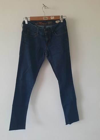 Koyu Lacivert Kadın Denim Pantolon