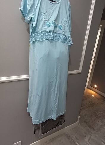 Çok az giyildi emzirme geceligi - Görsel 5