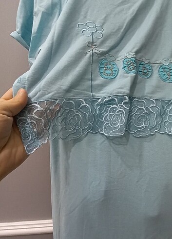 Çok az giyildi emzirme geceligi - Görsel 6