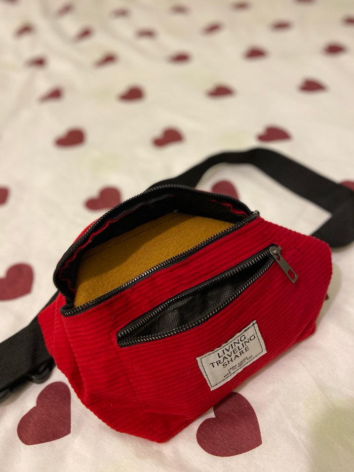 Kadife Bel Çantası - Görsel 3