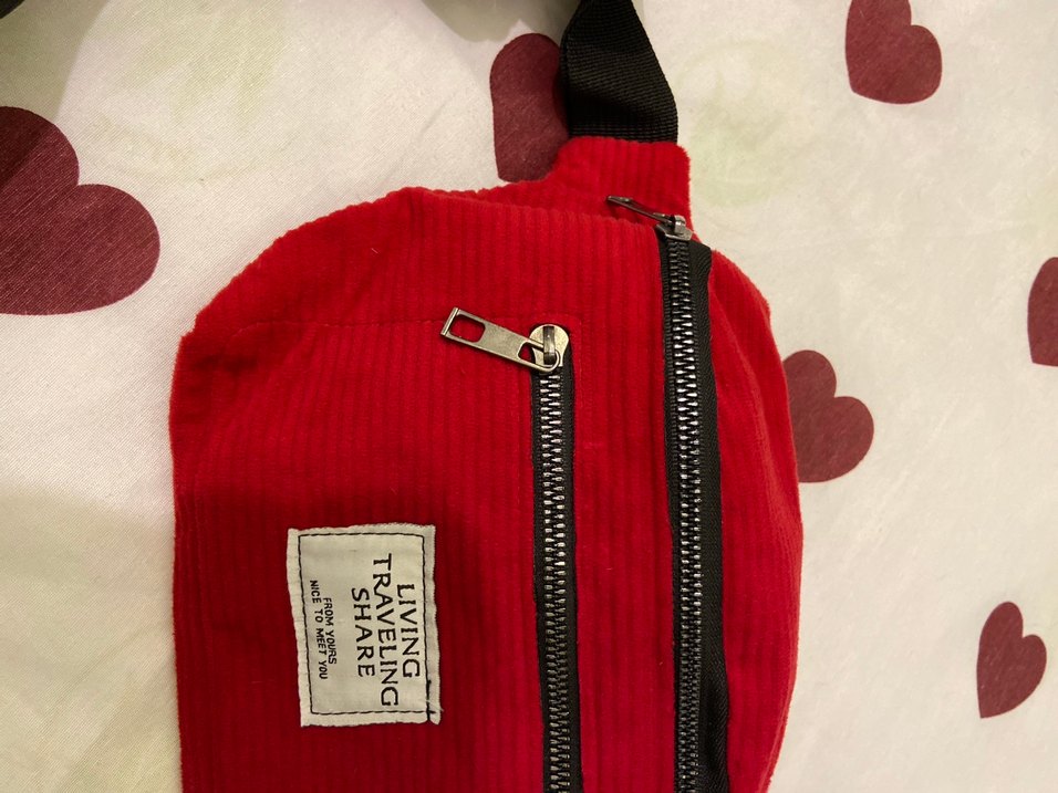 Kadife Bel Çantası - Görsel 2