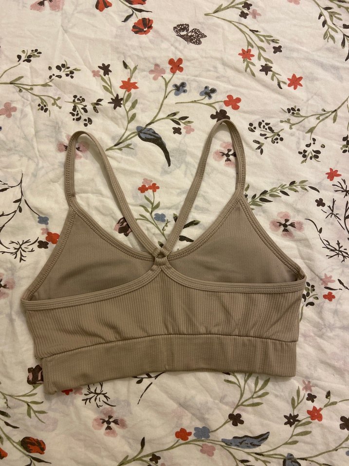 Bej Fitilli Sporcu Sütyeni - Görsel 2