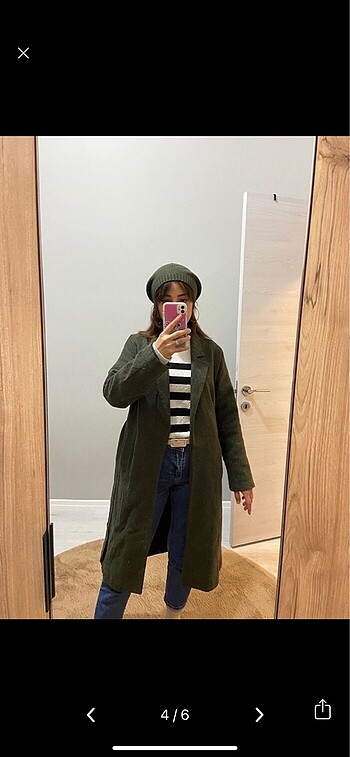 s Beden haki Renk Zara Model Kaban