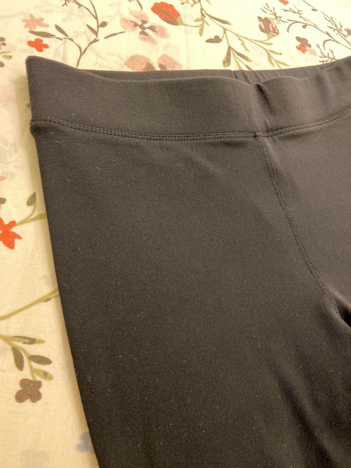 Siyah Midi Kadın Tayt - Görsel 5