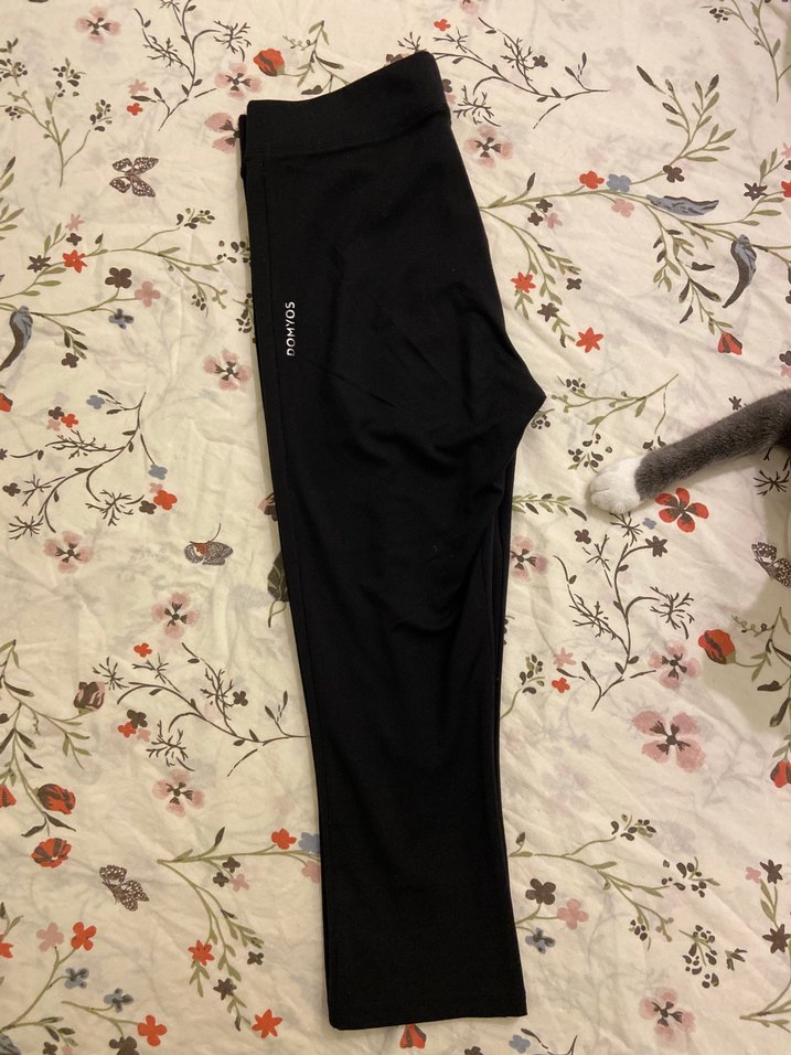 Siyah Midi Kadın Tayt - Görsel 2