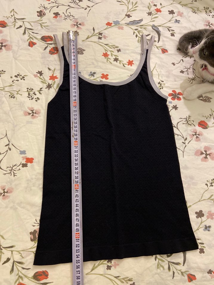 Siyah İnce Askılı Kadın Atlet - Görsel 3