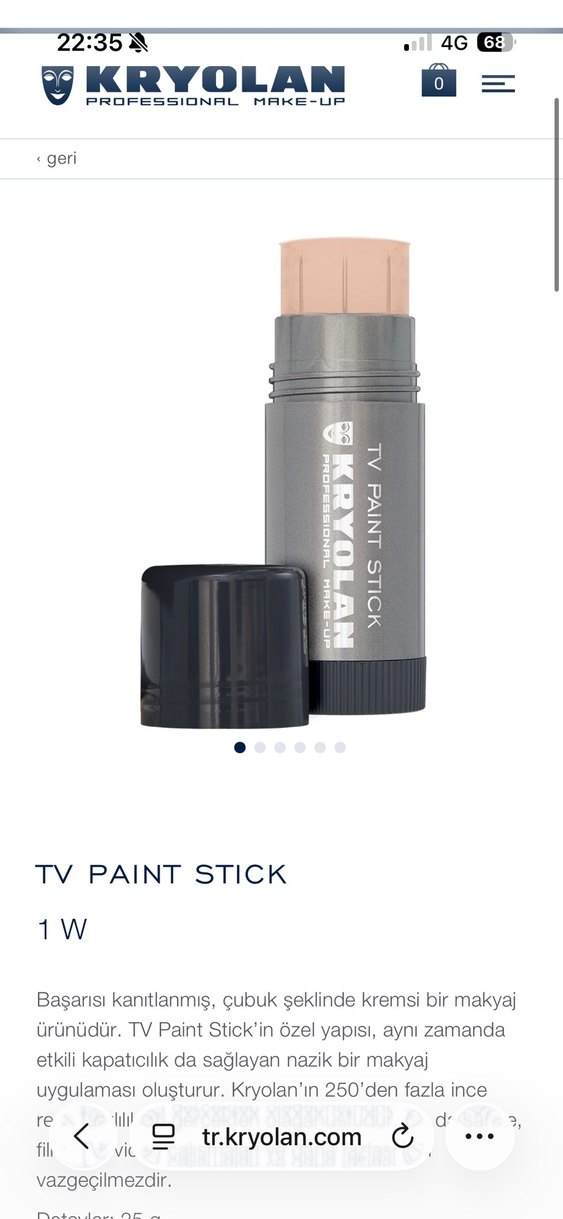 Kryolan fondöten - Görsel 4