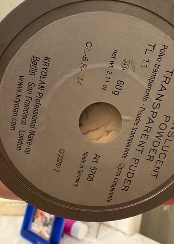 Kryolan Transparan Pudra - Görsel 2