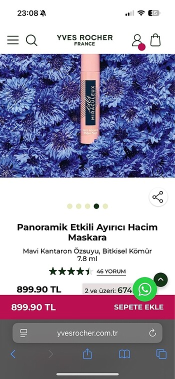  Beden Renk Yves rocher maskara