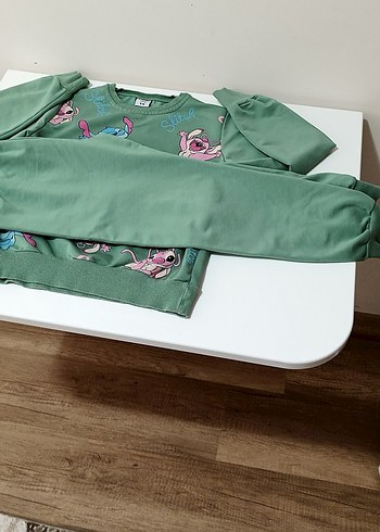 Rahat Kesim Baskılı Kız Eşofman Takımı - Görsel 3
