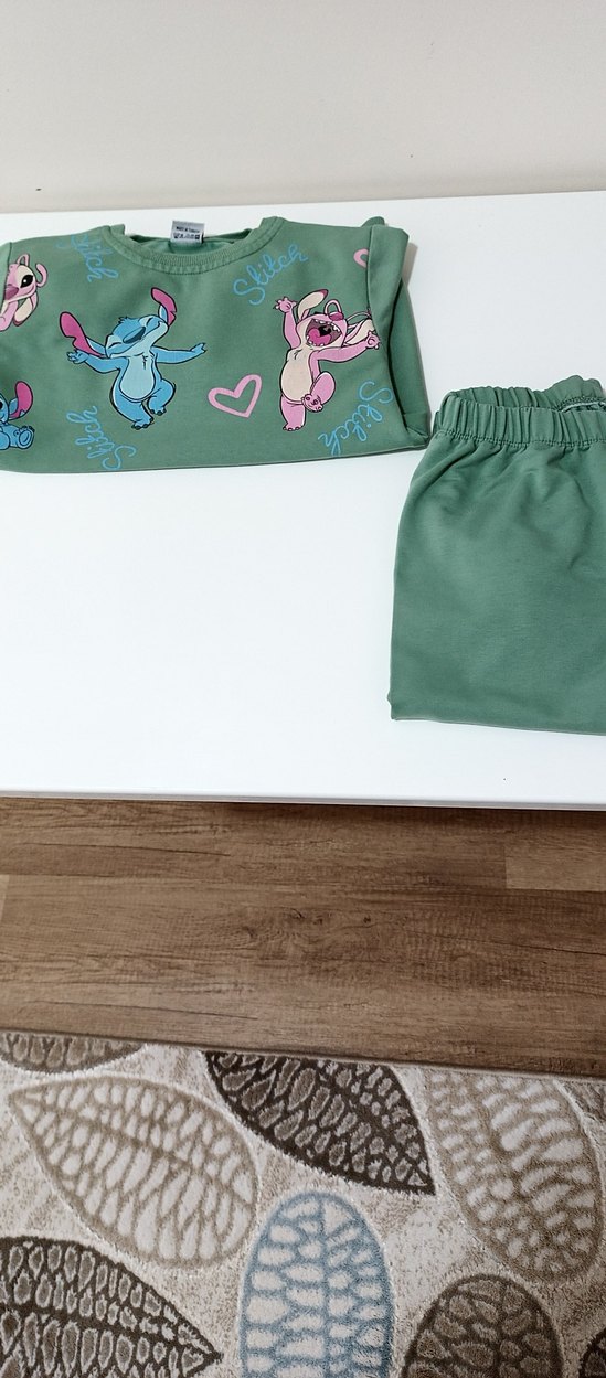 Rahat Kesim Baskılı Kız Eşofman Takımı - Görsel 2