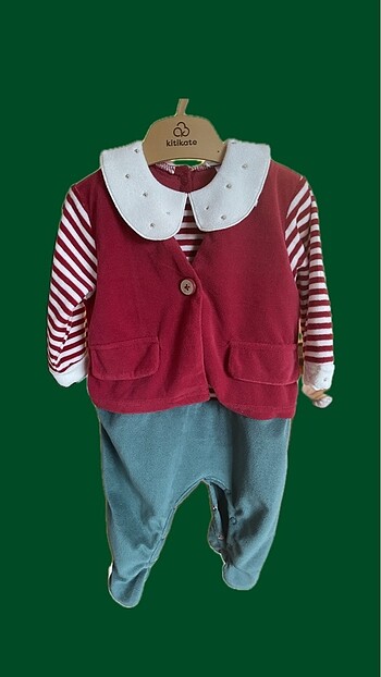 3-6 Ay Beden Zara yılbaşı bebek tulumu