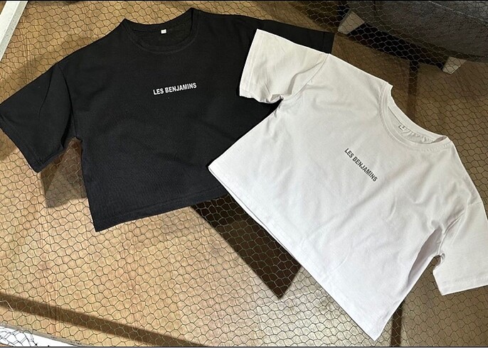 LES BENJAMİNS 2li CROP T-SHİRT