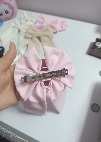 Beyaz Fiyonk Detaylı Modern Klasik Saç Aksesuarı - Görsel 8