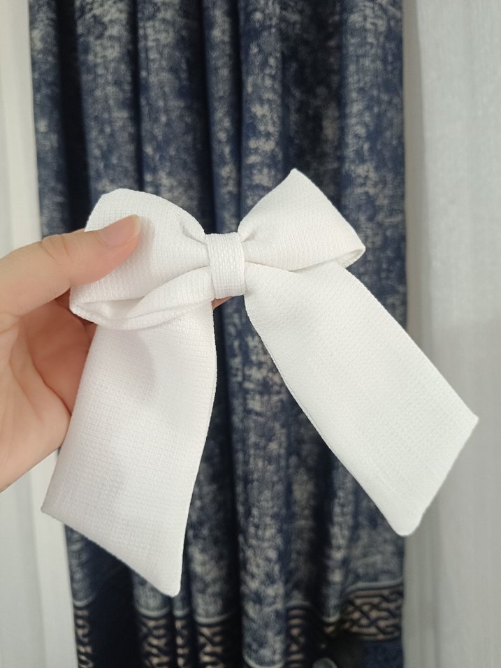 Kırmızı Fiyonklu Vintage Saç Aksesuarı - Görsel 5