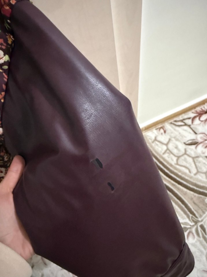 Bordo Desenli Bohem Kadın Ceket - Görsel 2