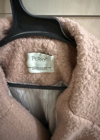 Bej Midi Kadın Buklet Kaban - Görsel 2