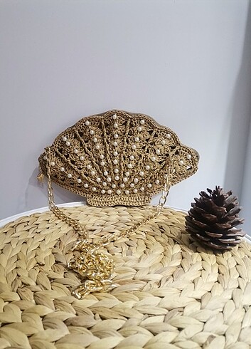 İncili midye çanta - Görsel 2