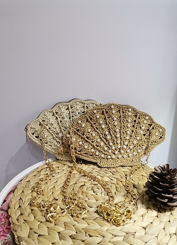 İncili midye çanta - Görsel 3