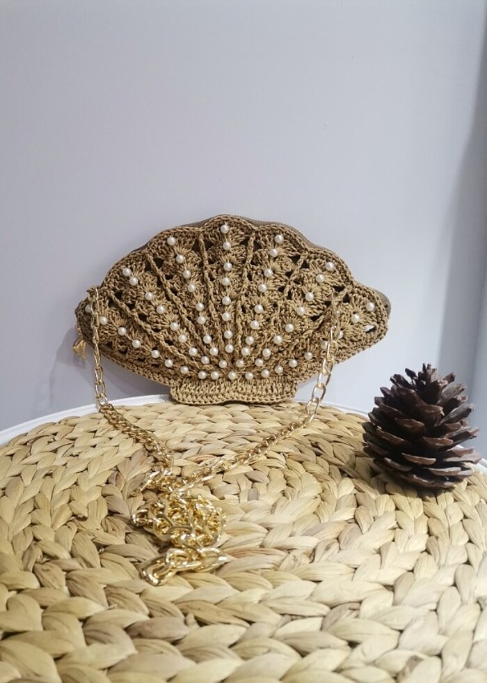 İncili midye çanta - Görsel 2