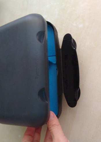 Mavi Tupperware beslenme Kabı - Görsel 2