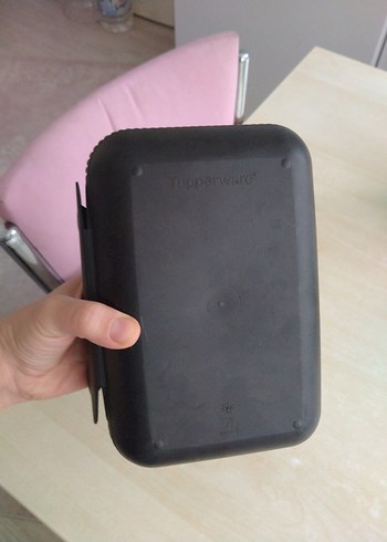 Mavi Tupperware beslenme Kabı - Görsel 5