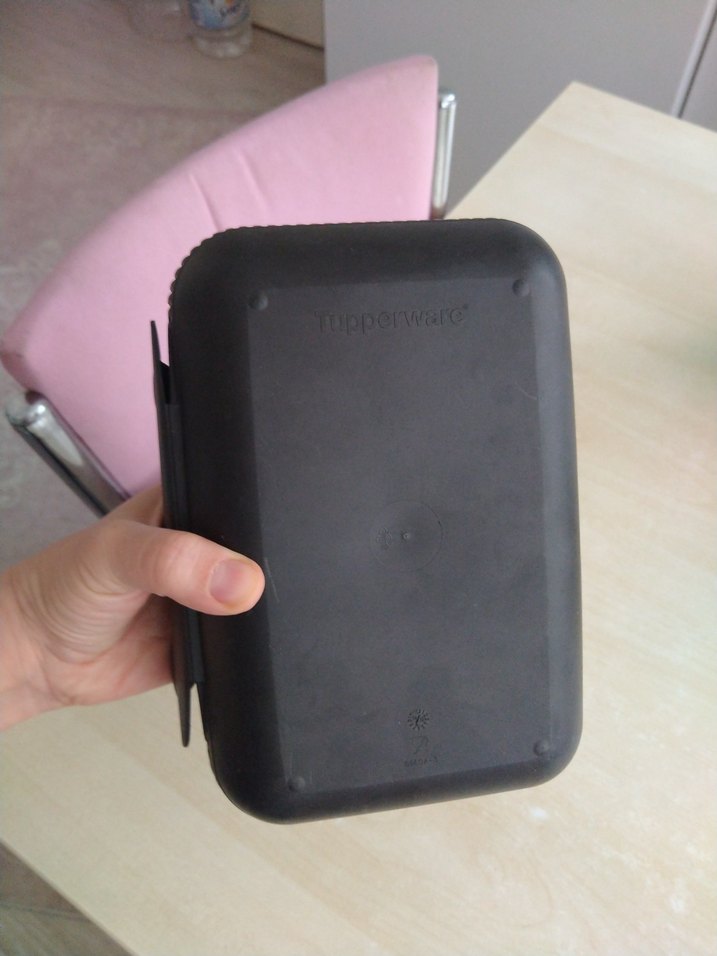 Mavi Tupperware beslenme Kabı - Görsel 5