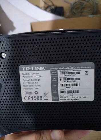 TTNet tplink modem  - Görsel 3