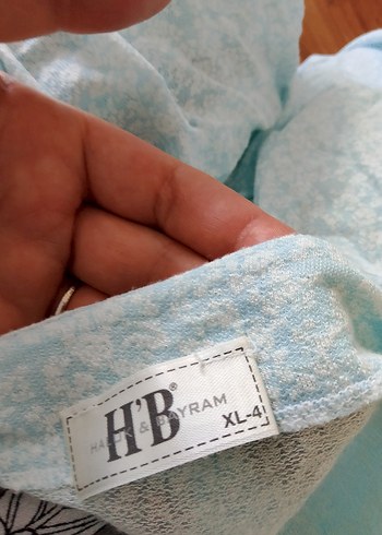 Mavi Bohem Midi Kadın Sabahlık - Görsel 6