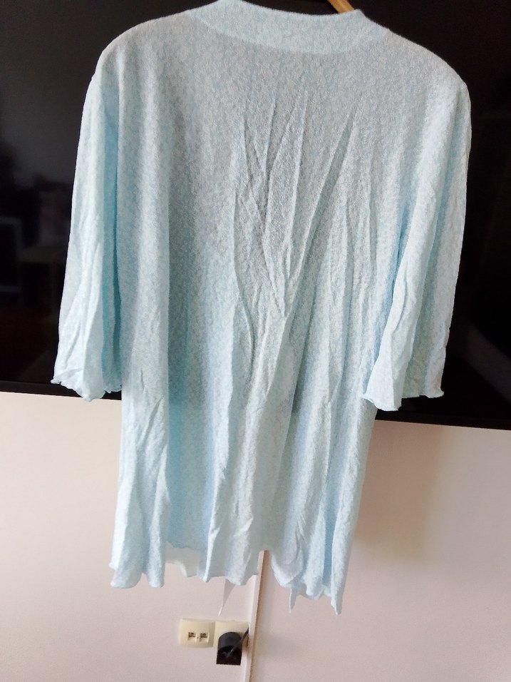 Mavi Bohem Midi Kadın Sabahlık - Görsel 4