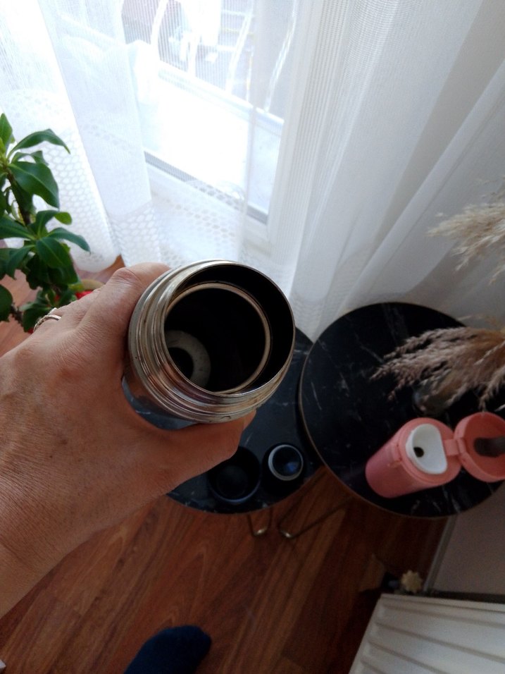 Pastel Pembe Çocuk Termos Şişesi - Görsel 4