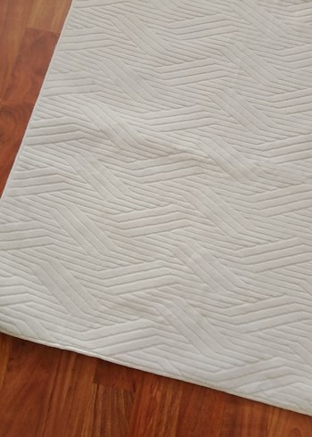 Bej Gri Düz Modern Halı sıfır - Görsel 2