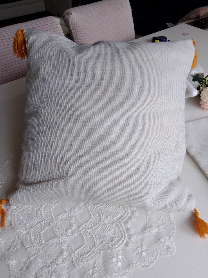 Nakışlı Beyaz Bebek Önlüğü - Görsel 3