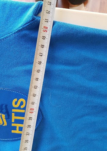 Mavi Uzun Kollu Polo Tişört - Görsel 5