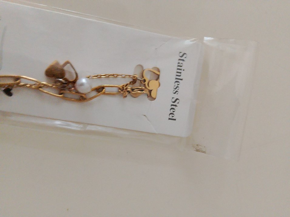 Altın Renk Zincir Detaylı Kadın El Zinciri - Görsel 2