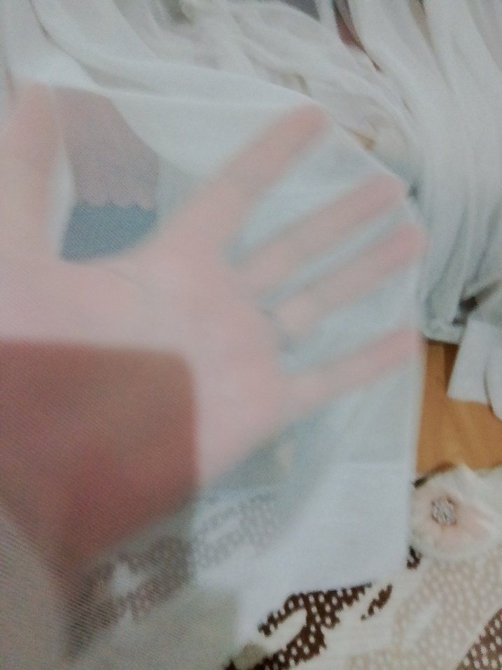 Bohem Tarzı Beyaz Düz Perde - Görsel 2