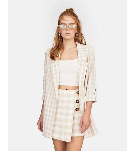 Stradivarius Keten Ceket