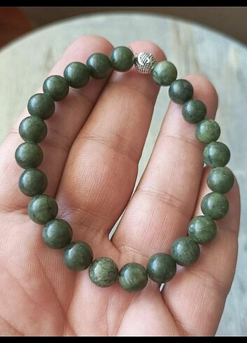 Yeşim doğal taş bileklik 8mm 